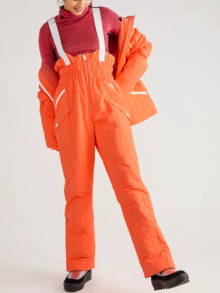 New Fp Movement All Prepped Ski Bib Overalls Size L